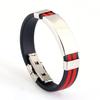 Pulseira Escorpião de Aço Inoxidável da Moda Placa Leve Gravada Pulseira Chama Pulseira Esportiva de Basquete Pulseira Estudante Joia