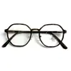 2025 Nueva Moda Retro Sin Maquillaje Gadget Práctico Pequeño Aroma Ojo de Gato Marco Negro Gafas Ópticas Anti-Azul para Mujer Marco Espejo Plano