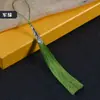 Sombrero de Punta Larga de 12 cm con Borla y Diseño de Cola de Fénix Hueca, Colgante de Accesorio para Ropa Tradicional China