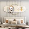 Quarto tridimensional mural pintura decorativa quarto cabeceira de alta qualidade Cisne casal quarto liga de alumínio combinação pendurado pintura