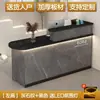 Balcão de Caixa Simples Moderno Ecológico com Gaveta de Grau E1 Barra de Balcão Adequado para Lojas de Roupas Pequenas Salões de Beleza Recepção