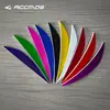 Multicolor 4 polegadas Gota d'água Golfinho Pena Real Pena Direita Pena de Peru Arco Recurvo Composto Arco Tradicional Acessórios Universais para Arco