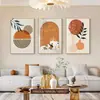 Estilo nórdico color Morandi viento tranquilo abstracto pintura decorativa para sala de estar cuadro colgante modelo de habitación casa de huéspedes mural fábrica al por mayor