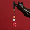 Llavero Colgante de los Doce Signos del Zodíaco para Coche 2025, Colgante de Serpiente de Cinabrio para Hombres y Mujeres en su Año Zodiacal, Colgante del Año de la Serpiente