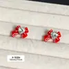 Joia Popular de Laço de Resina Menina Coreana Doce Gravata Borboleta Chanfrada Acessórios de Diamante para Unhas de Manicure Diamante
