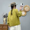 Moda Outono 2026: Suéter Estilo Artístico Dupla Camada Algodão Gaze Manga Longa para Mulheres, Top Casual Slim-Fit Atacado