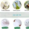 Manta de protección contra heladas invernales para plantas de Amazon transfronteriza, tela cubierta protectora contra heladas para plantas, manta cubierta de tela no tejida blanca de 30g