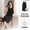 Camisón de Modal para Mujer Verano Suelto Fresco Sencillo Pijama Ropa de Casa para Mujer Manga Corta Fina para Usar Afuera