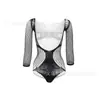 Venta Directa de Fabricantes Europeos y Americanos de Comercio Exterior Lencería Sexy Medias de Malla Sexy Body Hueco Dropshipping