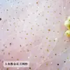 Accesorios para fotografía de uñas hilo de nieve lentejuelas vestido estampado mantel tela de gasa estrella tocado plata caliente cumpleaños