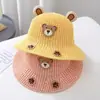 Sombrero de Protección Solar para Niños, Sombrero de Sol de Verano con Ala, Sombrero de Sol para Niños y Niñas, Sombrero Delgado para Bebé, Sombrero de Pescador