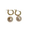 Aretes, Elegantes, Simples, Aretes de Perlas de Alto Brillo, Versátiles para el Desplazamiento Diario, Aretes Desmontables, Forma Redonda