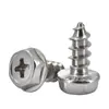 Venta al por mayor del fabricante Tornillos autorroscantes hexagonales exteriores de acero inoxidable 304 M3M6 Tornillos autorroscantes hexagonales en cruz con arandelas