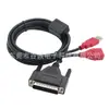 Cabo D-Sub de Alta Qualidade Db44 m para USB Af+Usb Am Cabo de Dados de Porta Serial Cabo Adaptador de Controle
