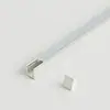 Kit de barra de luz LED rígida para iluminación de oficina, accesorios de tira de luz LED, carcasa de luz para gabinete, ranura de aluminio en forma de U