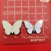 Abalorios Pequeños Estilo Chanel de Mariposa con Letras Electroplateados, Accesorios de Plástico DIY de Flores y Corazones, Pinzas para el Cabello, Decoraciones para Fundas de Teléfono y Pegatinas