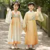 Hanfu para Niños 2026 Nuevo Estilo Estilo Antiguo Chino Traje Tang Super Hada Disfraz Antiguo Infantil Vestido Infantil Atuendo de Presentación Otro