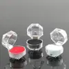 Caja Transparente de Cristal para Anillos de Alta Venta en E-Commerce, Caja de Joyería de Acrílico, Caja para Joyería de Aretes, Caja de Regalo al por Mayor