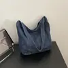 Nova bolsa de ganga transfronteiriça para o outono de 2026, elegante e leve, bolsa tote artística para mulheres, adequada para estudantes universitários levarem para a aula, bolsa de ombro