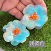 Accesorios de Ropa de Escenario Spot Flores Zapatos y Sombreros Flores Decorativas Flores de Lentejuelas Moradas con Cuentas a Mano Corsage DIY Flores para Zapatos