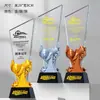 Trofeo de Cristal Baloncesto Billar Bádminton Tenis de Mesa Fútbol Natación Cuerda para Saltar GUNDAN Reunión Deportiva Divertida Premio Personalización