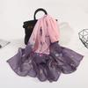 Nuevo Pañuelo Pequeño de Seda Chifón al por Mayor Colibrí Mariposa Flor Protector Solar Chal para Mujer Primavera Otoño Pañuelo Estampado Aliexpress