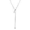 Collar Largo de Perlas de Colores con Diseño Nicho de Perlas Extraíbles Nuevo Estilo 2025 Cadena para Suéter Simple y Elegante
