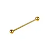 Piercing de lábio com barra longa e fina e bola redonda, piercing de cartilagem da orelha, acessórios de joia de piercing em aço inoxidável, piercing de língua