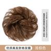 Peluca Femenina Cabeza de Bola Cabello Real Completo Cráneo Alto Esponjoso Natural Cabello Rizado Cabeza de Brote Bolsa de Peluca Estilo Antiguo Lazo para el Cabello