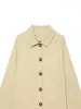 Comercio exterior transfronterizo ropa de mujer nuevos artículos de verano AliExpress comercio exterior europeo y americano moda francesa gabardina corta con solapa chaqueta