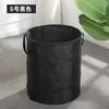 Cubo de basura plegable para acampar al aire libre, bolsa de basura para acampar, bolsa de cubo portátil, bolsa de almacenamiento grande para picnic de tela Oxford