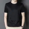 Camiseta masculina de uma peça japonesa entrega branca pulôver roupa social masculina verão novo gola redonda manga curta camiseta masculina