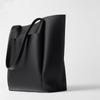 ZAMYLRF Bolso de mujer nuevo bolso de compras de cuero suave minimalista de gran capacidad para ir al trabajo bolso de mano grande