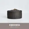 Cinzeiro Roxo de Argila Retrô com Tampa Anti-Cinzas Cerâmica Criativa para Sala de Estar Escritório Extintor de Cigarros Decoração de Casa Ornamento