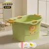 Bañera para niños, bañera para bebés, adecuada para otoño e invierno, bañera para lactantes, se puede usar para sentarse y bañarse, piscina para niños, tamaño grande para uso doméstico