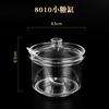 Botella transparente de una pieza para condimentos, botella acrílica para salsa de soya, vinagrera, aceitera para restaurante, botella para condimentos de restaurante, sellada y a prueba de humedad