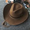 Sombrero de mezclilla Sombrero de paja español para hombre Sombrero de sol de verano para mujer Protección solar de ala ancha Sombrero de playa tejido plegable