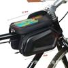 Bolsa para bicicleta, bolsa para viga delantera, bolsa para bicicleta de montaña, bolsa para teléfono móvil, bolsa para tubo superior con pantalla táctil, bolsa rígida impermeable para sillín, equipo de conducción