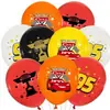 Conjunto de Balões de Látex com Tema de Carros para Crianças, Tema de Desenho de Carros Decorações de Festa de Feliz Aniversário