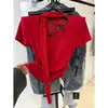 Popular estilo nuevo de verano para mujer 2026 de este año: vestido corto de encaje con espalda descubierta y escote en U, manga corta, entallado en la cintura, adelgazante, extremadamente hermoso