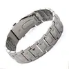 Artículo Popular Transfronterizo: Pulsera Magnética Antigua de Cobre Rojo de Tres Filas para Hombres, Pulsera Magnética Ancha con Escudo Cuadrado en Relieve