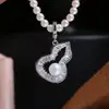 Accesorio para hacer tú mismo: Montura de colgante de perla de plata de ley S925, ligera y elegante, montura de plata que se puede abrir para ajustarse a perlas de 5-6 mm