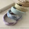 Diadema Dulce Ancha Estilo Universitario Retro con Diseño de Corona Alta, Diadema Fresca de Esponja para Niñas, Accesorio para el Cabello Estilo Coreano