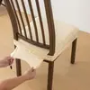 Funda de taburete elástica doble a rayas y cuadros transfronteriza con hebilla de lengüeta, antideslizante, antiarañazos de gato, funda de silla jacquard elástica en forma de T