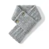 Bufanda de Cuello Falso Engrosada para Mujer, Protector de Cuello, Pequeño Cachemir para Pareja, Pequeño Cubrecuello Cruzado Cálido para Otoño e Invierno