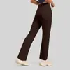 Pantalones casuales holgados de pierna ancha que hacen que las piernas se vean rectas, pantalones de yoga ligeros y cómodos con un efecto adelgazante y caída, pantalones de pierna recta