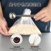 Cuchara medidora de acero inoxidable para granos de café con clip sellador, cuchara medidora de doble uso para leche en polvo, clip sellador de bolsas multifuncional, venta directa de fábrica