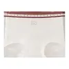 Cuecas boxer femininas texturizadas de algodão puro Classe A, antibacterianas 10A, fundo 100% algodão, respiráveis, com borda que não enrola