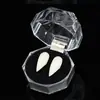 Presas de Vampiro de Halloween Dentes de Zumbi Dentes de Tigre Adereços de Fantasia para Cosplay e Baile de Máscaras