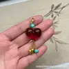 Colgante Corazón de Oso de Cera de Abeja de Segunda Generación Accesorios de Concha de Abeja Reina de Segunda Generación Llavero DIY Colgante para Bolso Colgante Moda